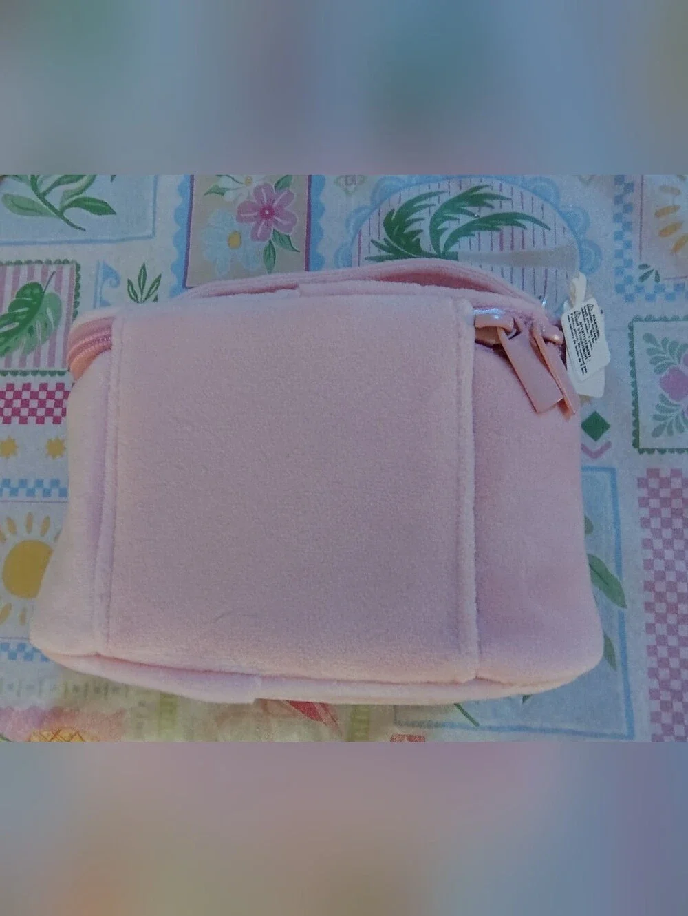 NWT Claire's Pink Plush Unicorn Makeup Bag